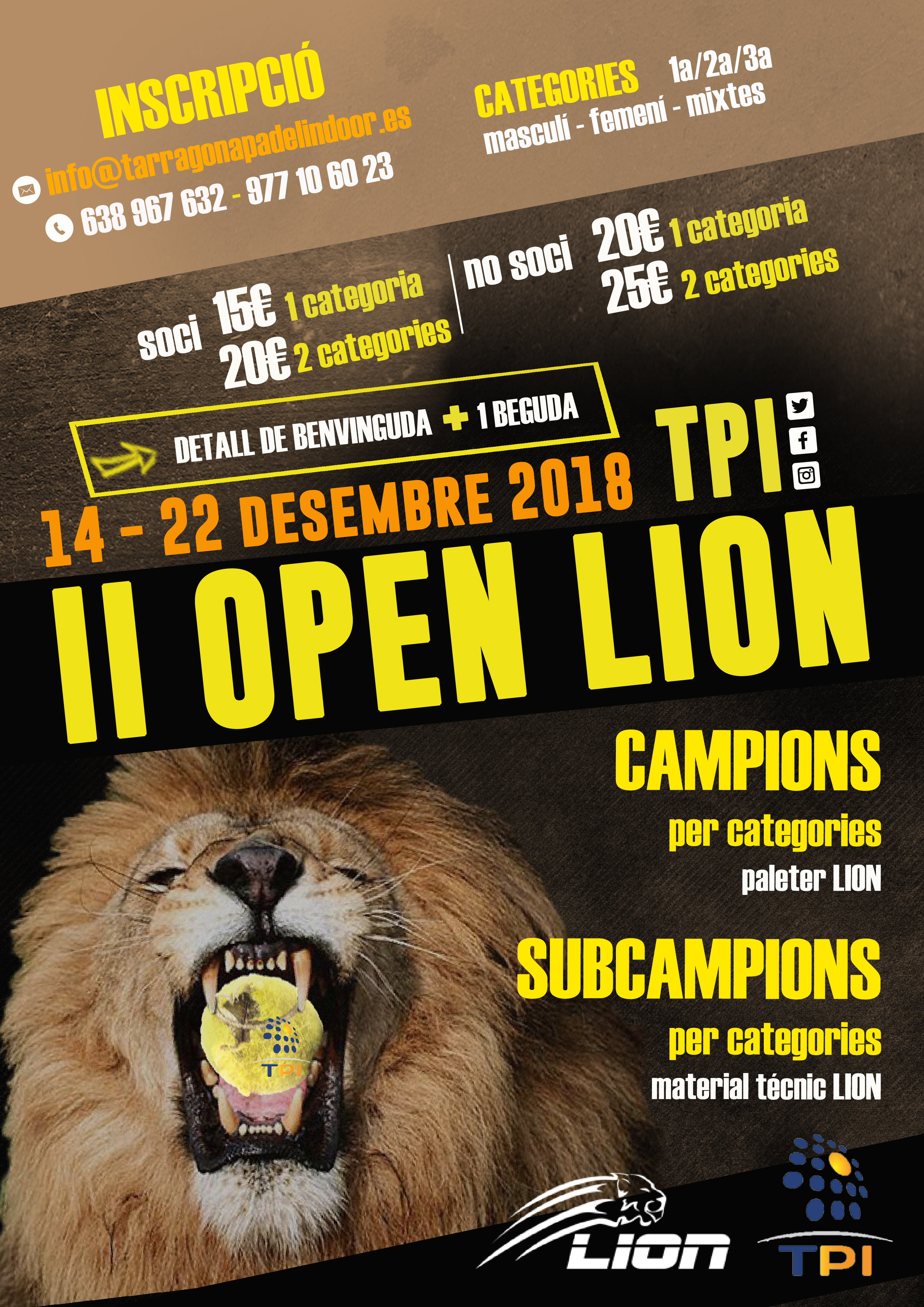 2do Open LION del 14-22 Diciembre